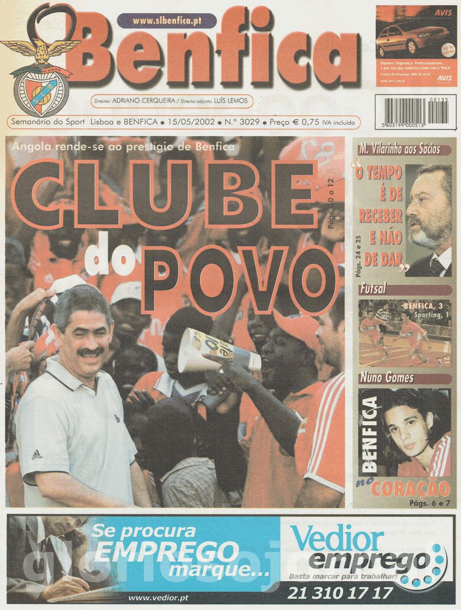 jornal o benfica 3029 2002-05-15